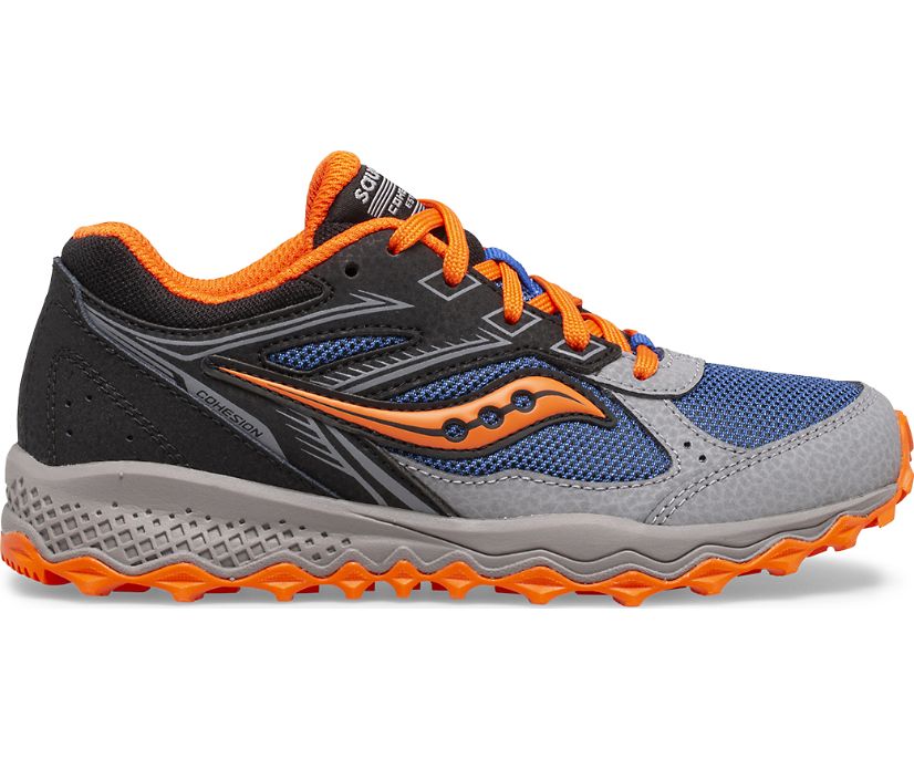Tenis Saucony Cohesion Tr14 Encaje Niños Negros Azules Naranjas | México 853XYUF